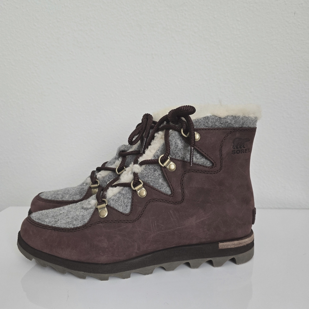 Sorel Sneakchic Suede Alpine Boots